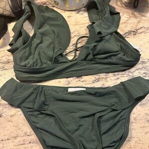 Robin Piconne army green bikini